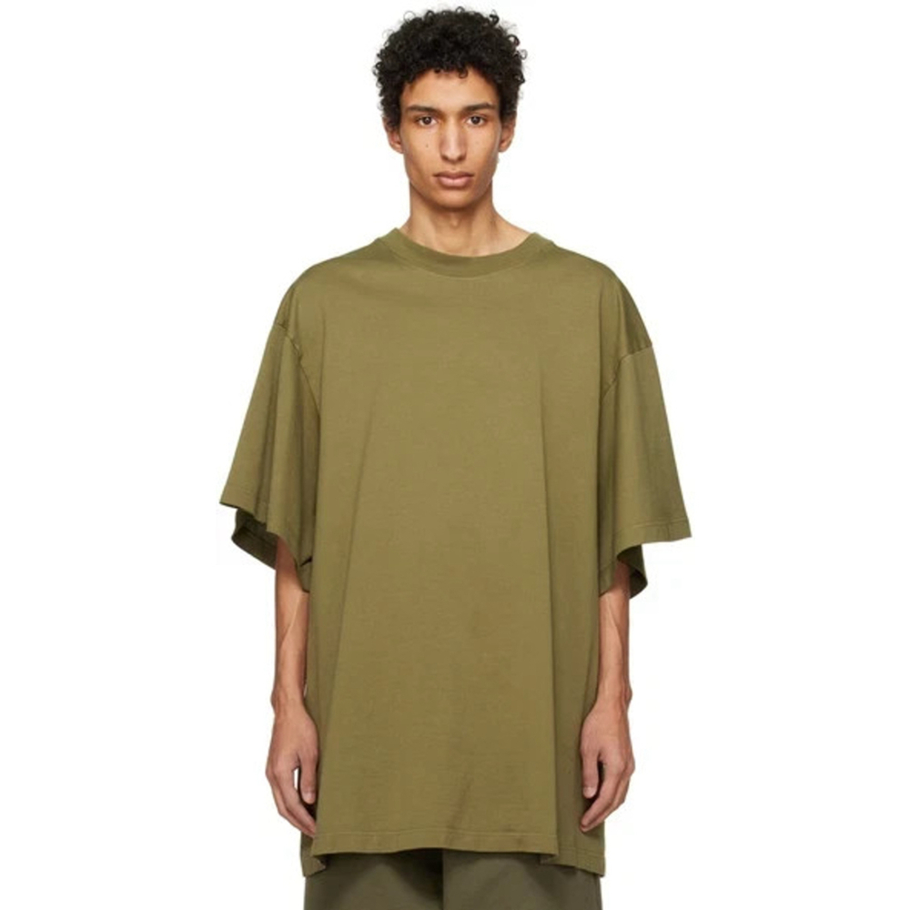 Hed Mayner Green Dropped Shoulder T-Shirt Size XS